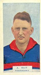 1933 Godfrey Phillips Victorian Footballers (A Series of 75) #63 Alan Rait Front